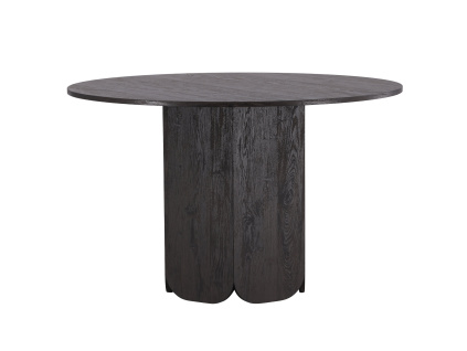 Kulatý jídelní stůl Tekla ø120x75 cm | Černý
