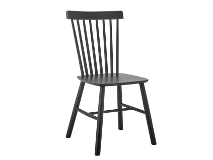 Dřevěná jídelní židle Bloomingville MILL | černá