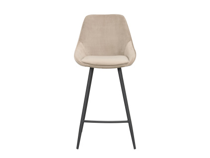 Barová židle Rowico Home SIERRA | béžová černá