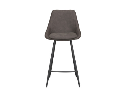 Barová židle Rowico Home SIERRA | tmavě šedá černá