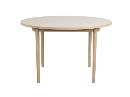 Jídelní stůl Rowico Home FAIRMOUNT 120x120 cm | béžová bílá