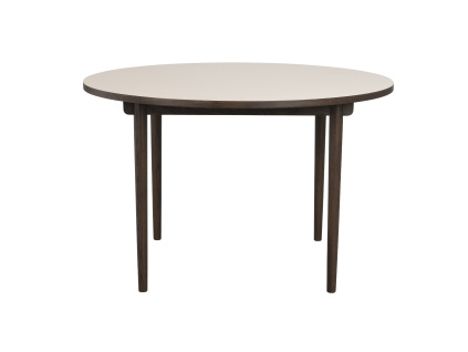 Jídelní stůl Rowico Home FAIRMOUNT 120x120 cm | béžová hnědá