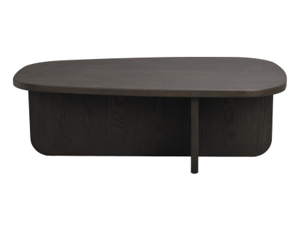 Konferenční stolek Rowico Home BILLINGS 118x73 cm | hnědá