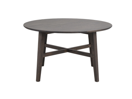 Konferenční stolek Rowico Home FILIPPA 90x90 cm | tmavě hnědá