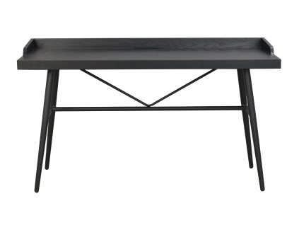 Psací stůl Rowico Home SPRINGDALE 140x55 cm | černá