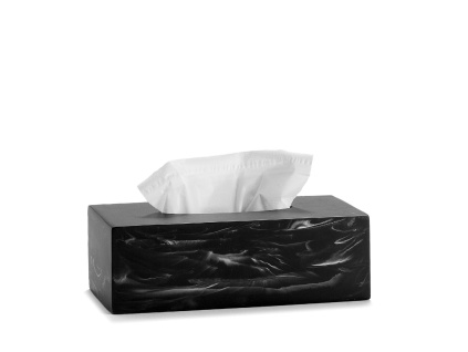Box na papírové kapesníky Andrea House BA71019 | černý mramor