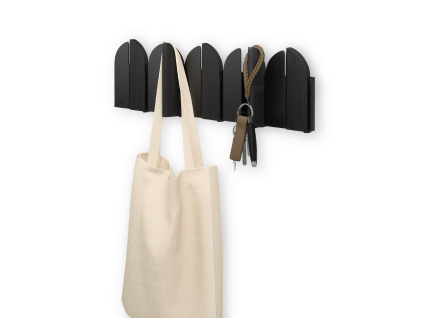 Nástěnný věšák Umbra Saloon | černá