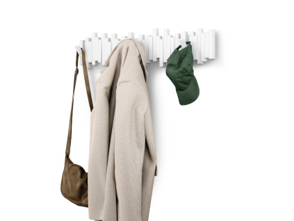 Nástěnný věšák Umbra Sticks 8 | bílá