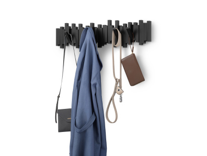 Nástěnný věšák Umbra Sticks 8 | černá