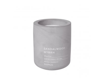 Vonná svíčka Blomus Fraga L Sandalwood | světle šedá