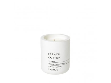 Vonná svíčka Blomus Fraga S French cotton | bílá