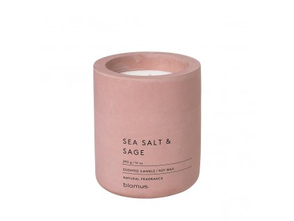 Vonná svíčka Blomus Fraga L Sea salt/Sage | růžová