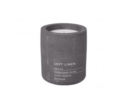 Vonná svíčka Blomus Fraga L Soft linen | tmavě šedá