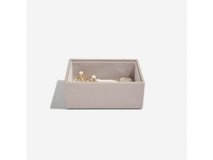 Box na šperky Stackers Taupe Mini Open Layer | šedobéžová
