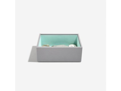 Box na šperky Stackers Grey Mint Mini Open Layer | šedobéžová
