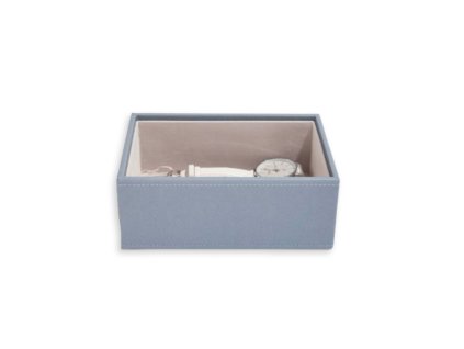 Box na šperky Stackers Dusky Blue Mini Open Layer | modrošedá