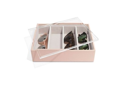 Box na slunečné brýlí Stackers Blush Classic Glasses/Accessory | růžová