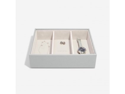 Box na šperky Stackers Pebble Grey Deep Watch/Accessories | šedá
