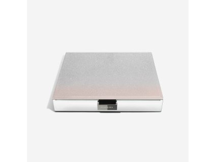 5288 3 sperkovnice stackers glitter glass classic jewellery box lid ruzova