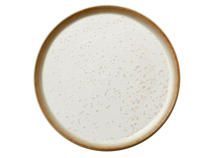 Dezertní talíř Bitz 21 cm Cream/Cream | krémová
