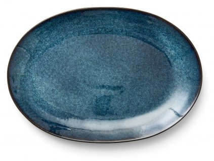 Oválná mísa na servírování Bitz Oval 36 x 25 cm Black/Dark Blue | modrá