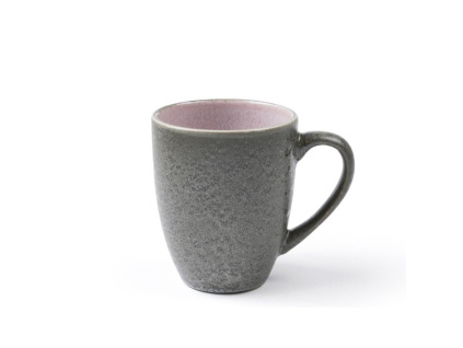 Hrnek s uchem Bitz 300 ml Grey/Rose | růžová