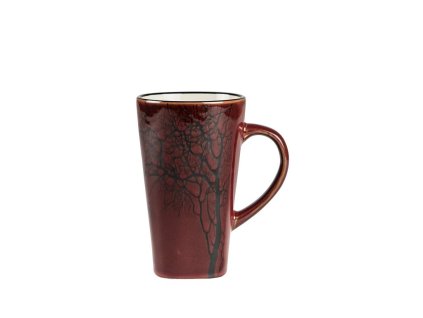 Kameninový hrnek se stromem Villa Collection Amber 50cl | Červená