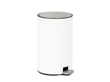 Pedálový odpadkový koš Andrea House Pedal Bin BA68209 | bílý