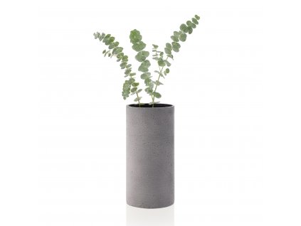 Váza Blomus COLUNA 24 cm | tmavě šedá 