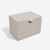 Šperkovnice 4 v 1 Stackers Taupe Classic Set | šedobéžová