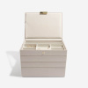 Šperkovnice 4 v 1 Stackers Taupe Classic Set | šedobéžová