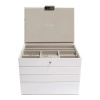 Šperkovnice 4 v 1 Stackers White Classic Set | bílá