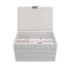 Šperkovnice 3 v 1 Stackers Pebble Grey Classic Set | šedá