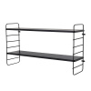 Stylová polička Bloomingville North Shelf | černá