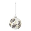 Vánoční skleněné koule  Bloomingville Skanny Ornament | barevná