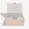 Šperkovnice 3 v 1 Stackers Blush & Champagne Gold Supersize Set | růžová