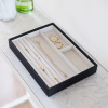 Box na šperky Stackers Black Classic Ring & Bracelet Layer | černá