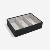 Box na šperky Stackers Black Classic Watch & Accessory Layer | černá