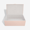 Sada úložných boxu Stackers Blush Pink & Gold Set of 2 Storage Boxes | růžová