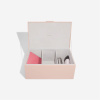Sada úložných boxu Stackers Blush Pink & Gold Set of 2 Storage Boxes | růžová