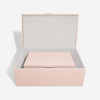 Sada úložných boxu Stackers Blush Pink & Gold Set of 2 Storage Boxes | růžová