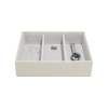 Box na šperky a hodinky Stackers Oatmeal Classic Watch & Accessory Layer | krémová