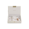 Box na šperky Stackers Oatmeal Mini Lid | krémová
