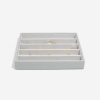 Box na šperky Stackers Pebble Grey Classic Necklace Layer | šedá