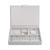 Šperkovnice na šarmy Stackers Pebble Grey Classic Charm Jewellery Box Lid | šedá