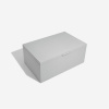 Úložný box Stackers Pebble Grey & Chrome Medium Storage Box | šedá
