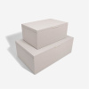 Sada úložných boxu Stackers Taupe & Gold Set of 2 Storage Boxes | šedobéžová