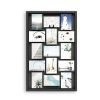 Fotorámeček na 15 fotek Umbra Pixie, 76 x 49 cm  | černá