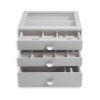 Šperkovnice se šuplíky 3 v 1 Stackers Pebble Grey Classic Drawers | šedá