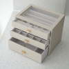 Šperkovnice se šuplíky 3 v 1 Stackers Oatmeal Classic Drawers | krémová